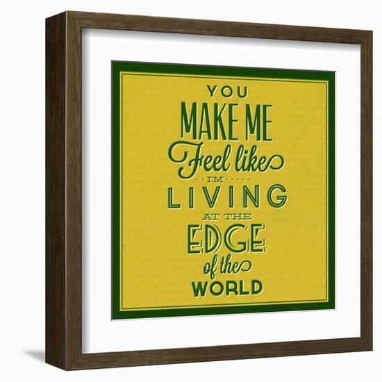 Living at the Edge 1-Lorand Okos-Framed Art Print