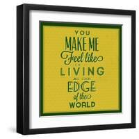 Living at the Edge 1-Lorand Okos-Framed Art Print