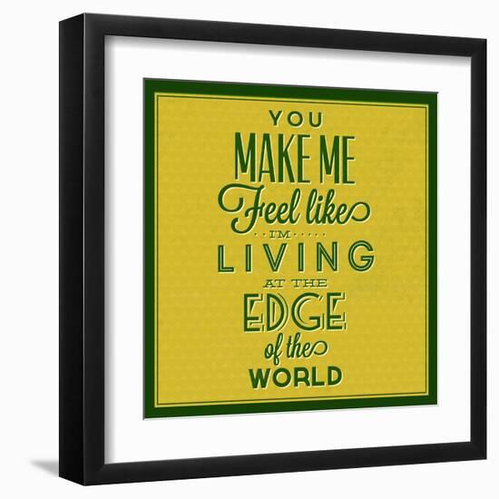 Living at the Edge 1-Lorand Okos-Framed Art Print