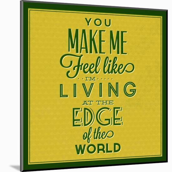 Living at the Edge 1-Lorand Okos-Mounted Art Print