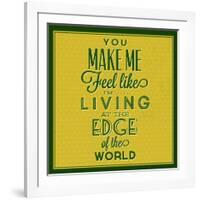 Living at the Edge 1-Lorand Okos-Framed Art Print