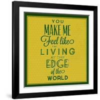 Living at the Edge 1-Lorand Okos-Framed Art Print