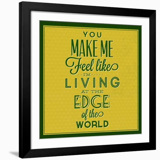 Living at the Edge 1-Lorand Okos-Framed Art Print