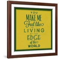 Living at the Edge 1-Lorand Okos-Framed Art Print