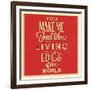 Living at the Edge-Lorand Okos-Framed Art Print