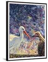 Living Between Beaks-James W Johnson-Framed Premium Giclee Print