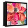 Living Coral Magnolia-Lanie Loreth-Framed Stretched Canvas
