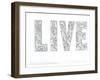 Living Flourishly-Pam Varacek-Framed Art Print