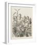 Living Flowers Alice and the Living Flowers-John Tenniel-Framed Art Print