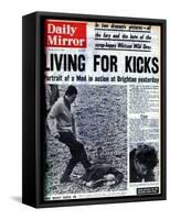 Living for Kicks-null-Framed Stretched Canvas