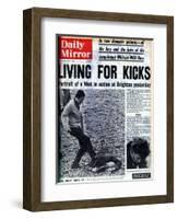 Living for Kicks-null-Framed Photographic Print