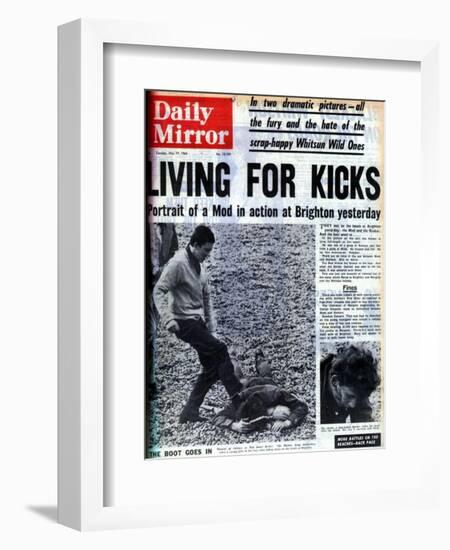 Living for Kicks-null-Framed Photographic Print