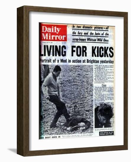 Living for Kicks-null-Framed Photographic Print