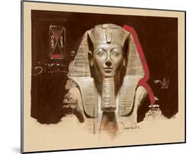 Living Image of Amun-Joadoor-Mounted Art Print