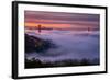 Living in this Dream of Fog and Light, Golden Gate Bridge, San Francisco-Vincent James-Framed Photographic Print