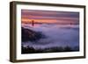 Living in this Dream of Fog and Light, Golden Gate Bridge, San Francisco-Vincent James-Framed Photographic Print