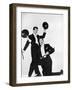 Living It Up, Dean Martin, Jerry Lewis, 1954-null-Framed Photo