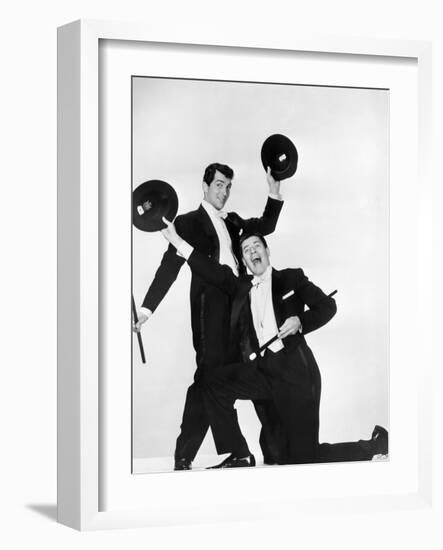 Living It Up, Dean Martin, Jerry Lewis, 1954-null-Framed Photo