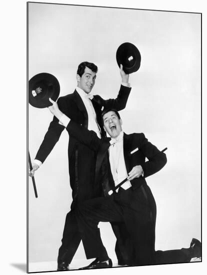 Living It Up, Dean Martin, Jerry Lewis, 1954-null-Mounted Photo