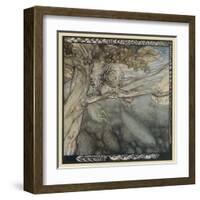 Living Life of Salmon-Arthur Rackham-Framed Art Print