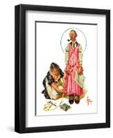 "Living Mannequin,"March 5, 1932-Joseph Christian Leyendecker-Framed Giclee Print