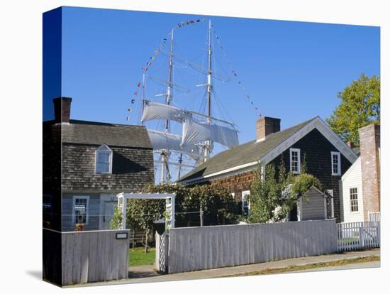 Living Maritime Museum, Mystic Seaport, Connecticut, USA-Fraser Hall-Stretched Canvas