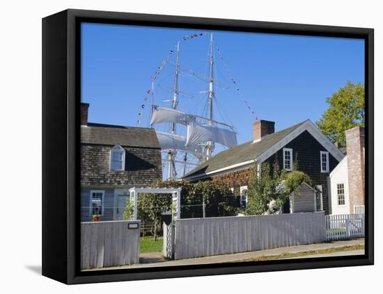 Living Maritime Museum, Mystic Seaport, Connecticut, USA-Fraser Hall-Framed Stretched Canvas