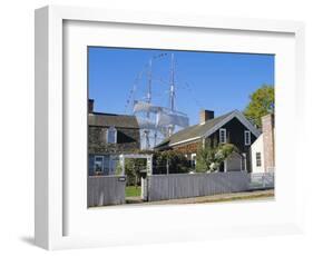 Living Maritime Museum, Mystic Seaport, Connecticut, USA-Fraser Hall-Framed Photographic Print