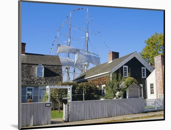 Living Maritime Museum, Mystic Seaport, Connecticut, USA-Fraser Hall-Mounted Photographic Print