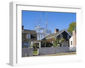 Living Maritime Museum, Mystic Seaport, Connecticut, USA-Fraser Hall-Framed Photographic Print