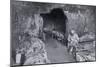 Living Quarters in a French Cave, World War I, 1915-null-Mounted Giclee Print