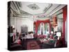 Living Room of the Vertes Suite, Decorated by Lady Mendl, at the Plaza Hotel-Dmitri Kessel-Stretched Canvas