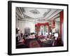 Living Room of the Vertes Suite, Decorated by Lady Mendl, at the Plaza Hotel-Dmitri Kessel-Framed Photographic Print