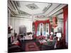 Living Room of the Vertes Suite, Decorated by Lady Mendl, at the Plaza Hotel-Dmitri Kessel-Mounted Photographic Print