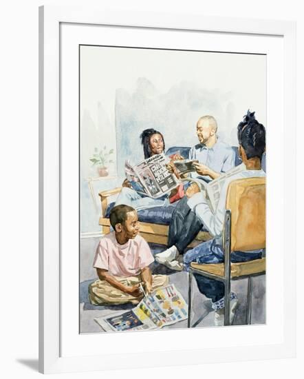 Living Room Serenades, 2003-Colin Bootman-Framed Giclee Print