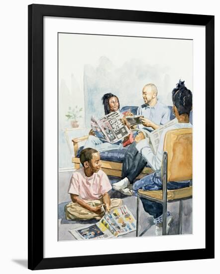 Living Room Serenades, 2003-Colin Bootman-Framed Giclee Print