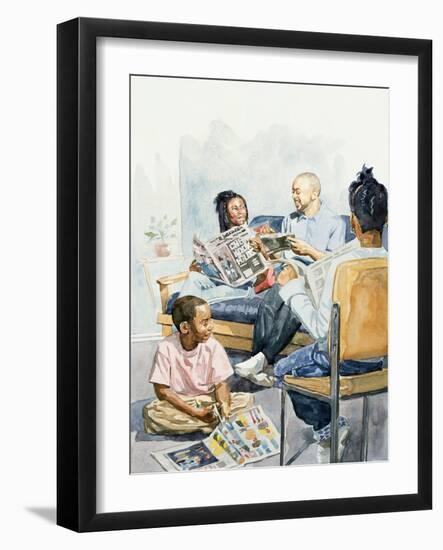 Living Room Serenades, 2003-Colin Bootman-Framed Giclee Print