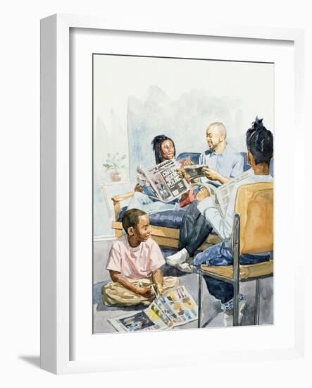 Living Room Serenades, 2003-Colin Bootman-Framed Giclee Print