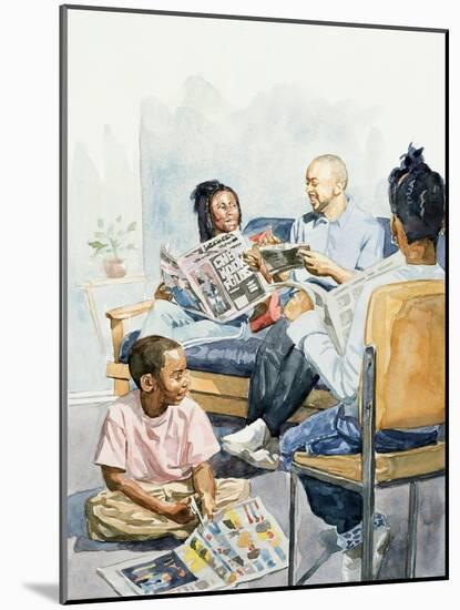 Living Room Serenades, 2003-Colin Bootman-Mounted Giclee Print