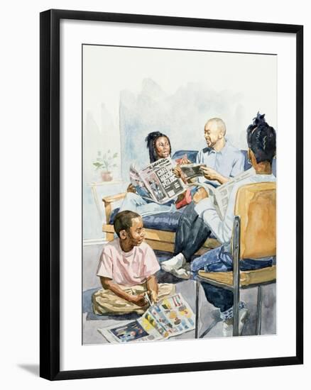 Living Room Serenades, 2003-Colin Bootman-Framed Giclee Print