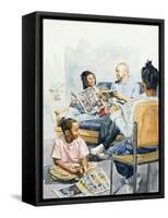 Living Room Serenades, 2003-Colin Bootman-Framed Stretched Canvas