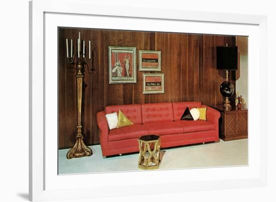 Living Room Suite-null-Framed Art Print