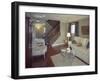 Living Room with a Glass Coffee Table-null-Framed Photographic Print