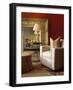 Living Room with Large Mirror-null-Framed Photographic Print
