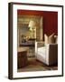 Living Room with Large Mirror-null-Framed Photographic Print