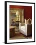 Living Room with Large Mirror-null-Framed Photographic Print