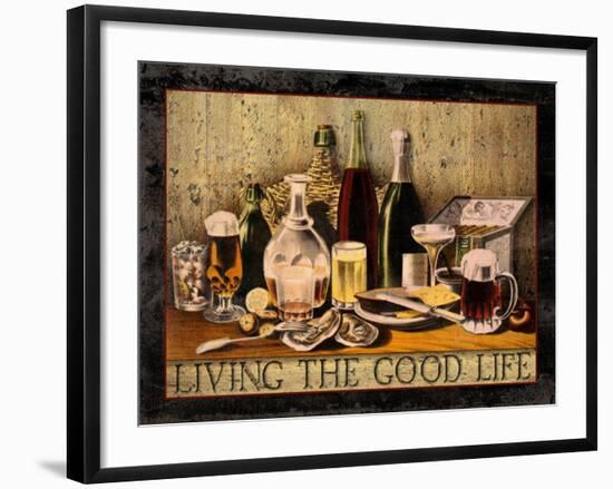 Living the Good Life-Kate Ward Thacker-Framed Giclee Print