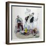 Living to Eat. Eating Too Much Is Killing Us More Than the War. Lobster-null-Framed Giclee Print
