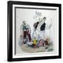 Living to Eat. Eating Too Much Is Killing Us More Than the War. Lobster-null-Framed Giclee Print