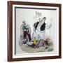 Living to Eat. Eating Too Much Is Killing Us More Than the War. Lobster-null-Framed Giclee Print